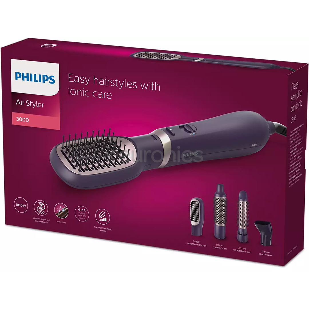 Philips 3000, 800 W, violeta - Matu veidotājs