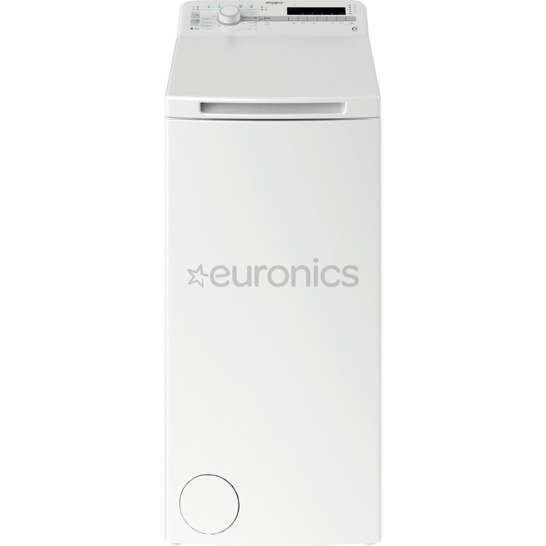 Whirlpool, Colours 15°, 6 kg, depth 60 cm, 1000 rpm - Top Load Washing Machine