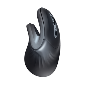 Trust Verro Ergonomic, black - Wireless Optical Mouse