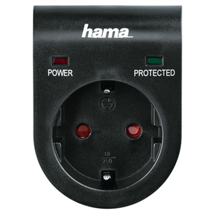 Hama Surge Protection, 1 kontaktligzda - Strāvas pārsprieguma aizsardzība
