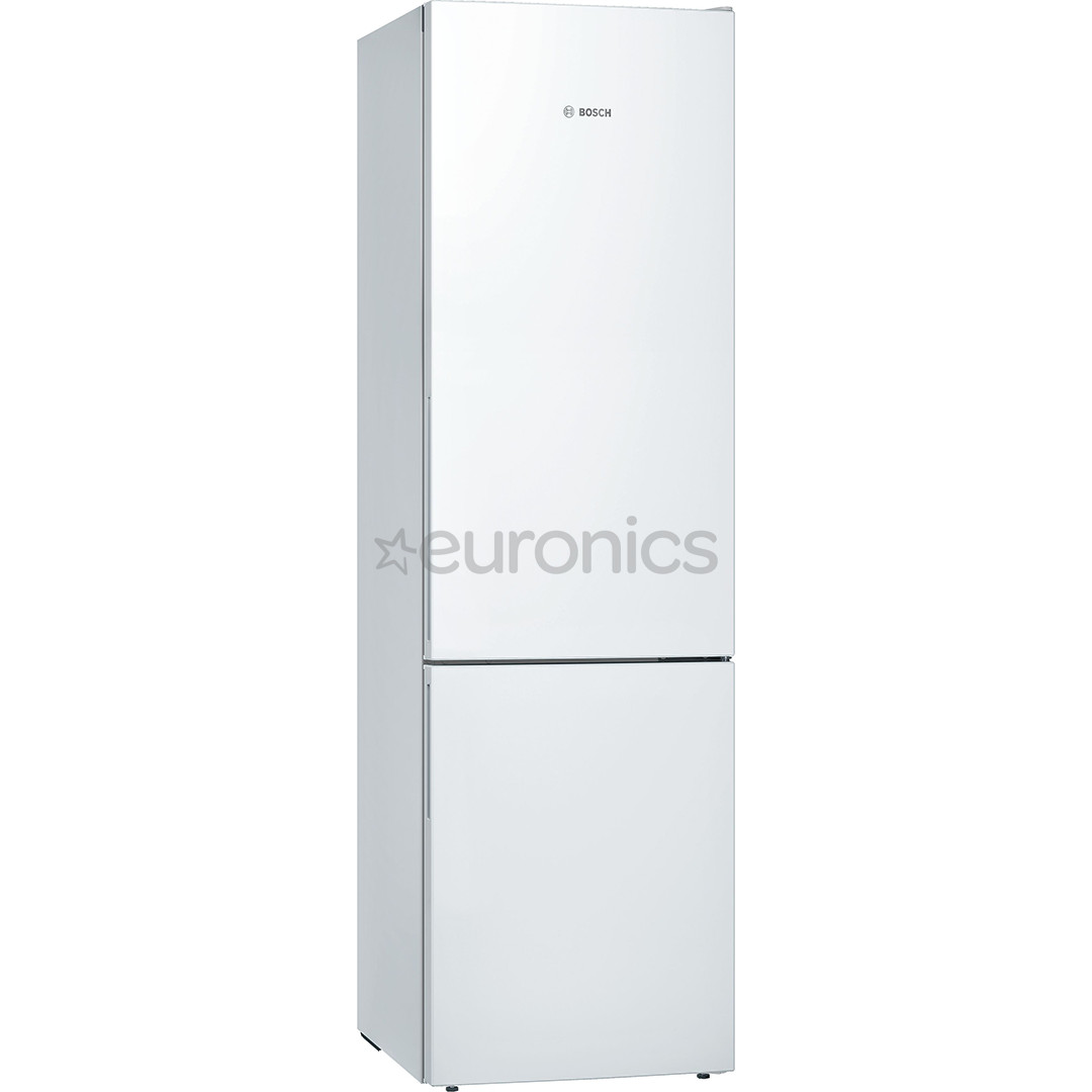 Bosch, LowFrost, 343 L, augstums 201 cm, balta - Ledusskapis KGE39AWCA