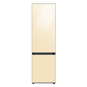 Samsung BeSpoke, augstums 203 cm, 390 L, bēša - Ledusskapis