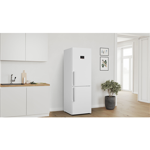 Bosch, NoFrost, augstums 186 cm, 321 L, balta - Ledusskapis