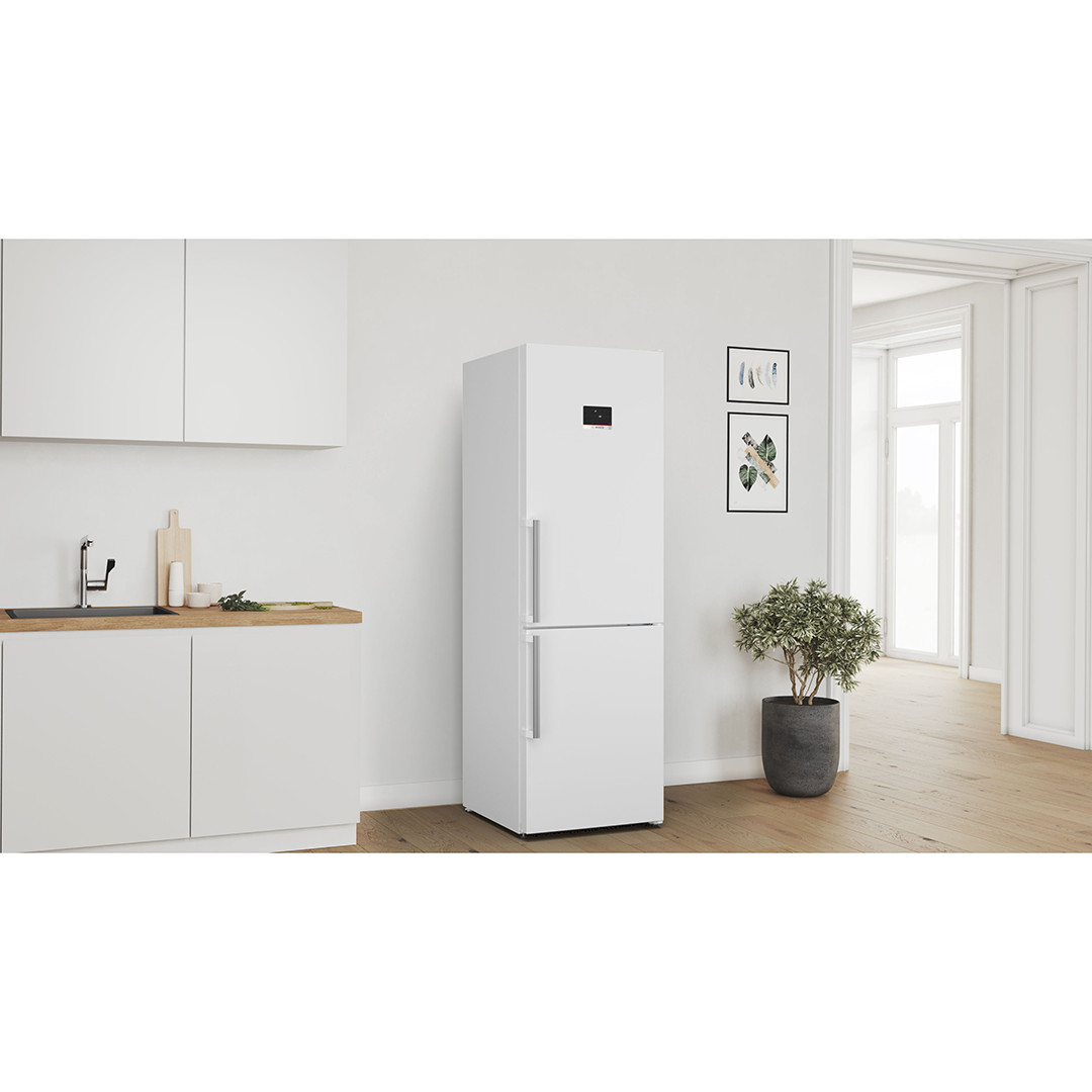 Bosch, NoFrost, 321 л, высота 186 см, белый - Холодильник