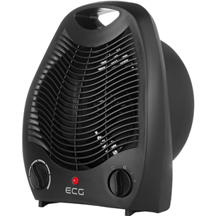 ECG, 2000 W, melna - Elektriskais sildītājs