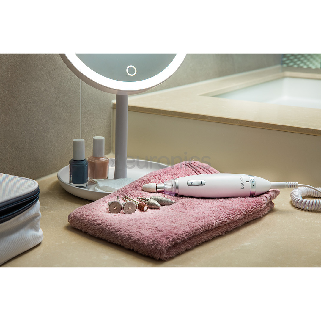 Beurer, balta - Manikīra/pedikīra komplekts