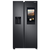 Samsung, Family Hub, 614 L, height 178 cm, black - SBS Refrigerator