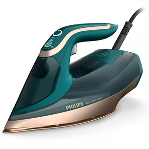 Philips Azur 8000, 3000 W, green/gold - Steam iron