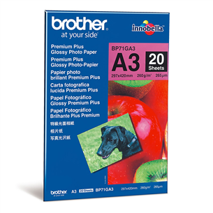 Fotopapīrs Premium Plus, Brother / A3, 260g/m2, 20 lpp