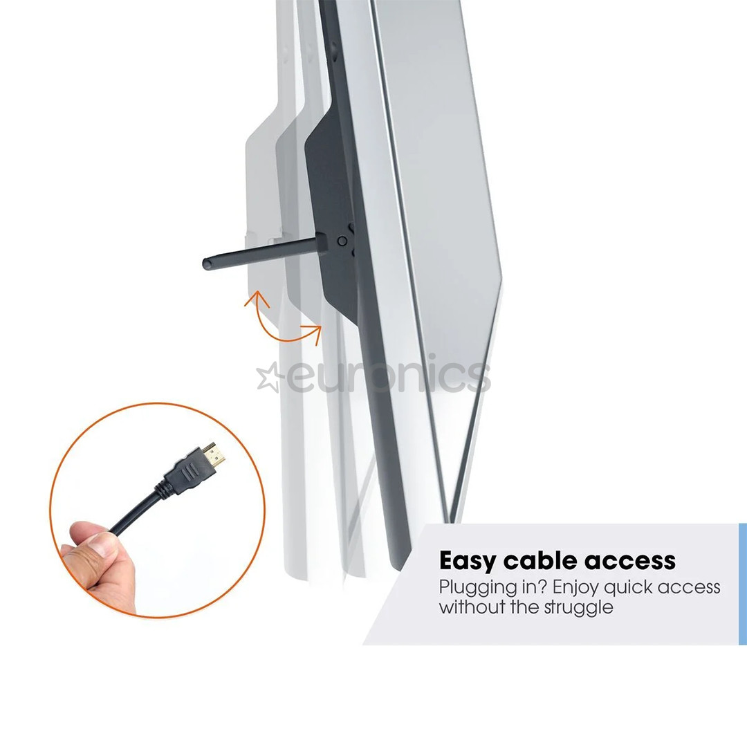 Vogels TVM 3603 Fixed TV Wall Mount, 40-100", maksimālais svars 75 kg, melna - Sienas stiprinājums televizoriem