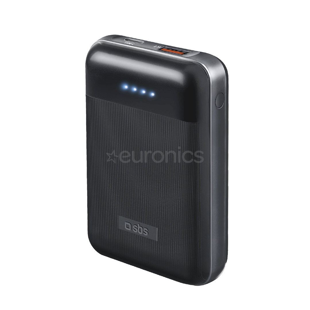 SBS Power Delivery 20W, 10 000 mAh, black - Power bank
