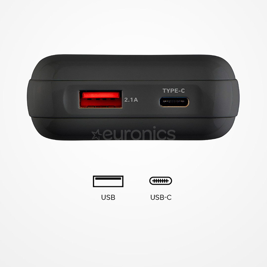 SBS Power Delivery 20W, 10 000 mAh, black - Power bank