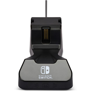 PowerA Nintendo Switch Controller Charging Base, melna - Lādēšanas stacija kontrolierim 617885028526