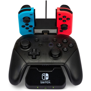 PowerA Nintendo Switch Controller Charging Base, melna - Lādēšanas stacija kontrolierim