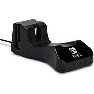 PowerA Nintendo Switch Controller Charging Base, melna - Lādēšanas stacija kontrolierim