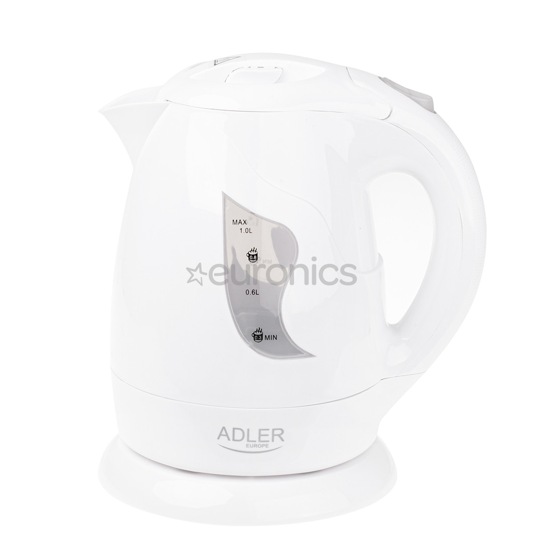 Adler, 850 W, 1 L, white - Kettle
