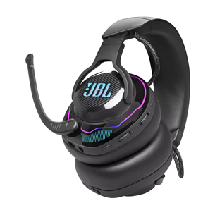 JBL Quantum 910 Wireless, melna - Bezvadu austiņas ar mikrofonu JBLQ910WLBLK