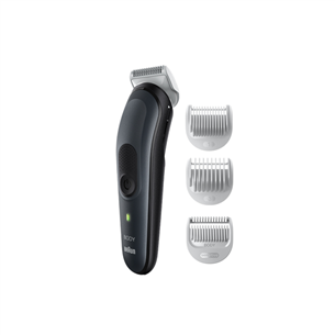 Braun Body groomer 3, черный - Триммер для тела + насадки