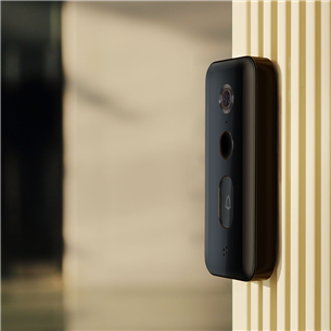 Xiaomi Smart Doorbell 3, Wi-Fi, melna - Viedais durvju zvans ar kameru