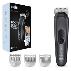 Braun Body groomer 3, black - Body groomer BG3340