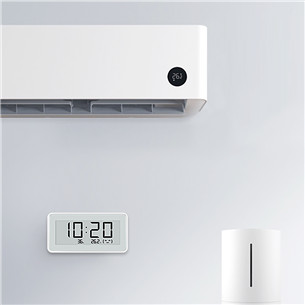 Xiaomi Mi Temperature and Humidity Monitor Clock, balta - Temperatūras un mitruma uzraugs
