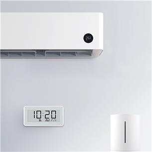 Xiaomi Mi Temperature and Humidity Monitor Clock, balta - Temperatūras un mitruma uzraugs