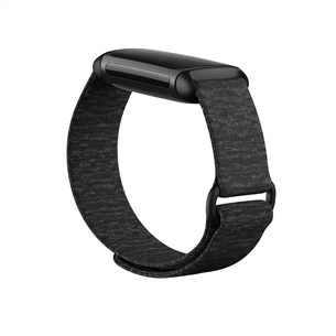 Fitbit Hook & Loop Band Charge 5, large, charcoal - Watch band FB181HLGYL