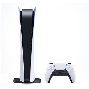 Sony PlayStation 5 Digital Edition, balta - Spēļu konsole 711719425595