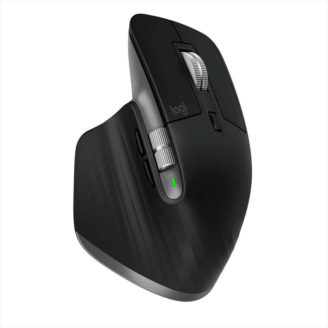 Logitech MX Master 3S, silent, black - Wireless Mouse for Mac