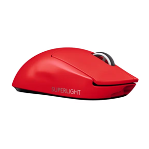 Logitech G Pro X, red - Wireless Optical Mouse