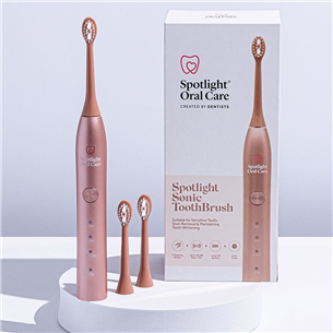 Spotlight Rose Gold Sonic Toothbrush, rozā - Elektriskā zobu birste