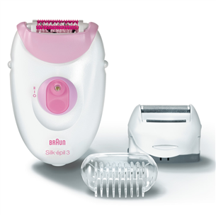 Braun Silk-épil 3, белый/розовый - Эпилятор