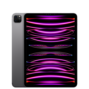 Apple iPad Pro 11'' (2022), 128 GB, WiFi + 5G, tumši pelēka - Planšetdators