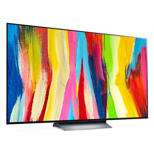 LG OLED65C21LA, OLED evo 4K, 65", centra statīvs, pelēka - Televizors