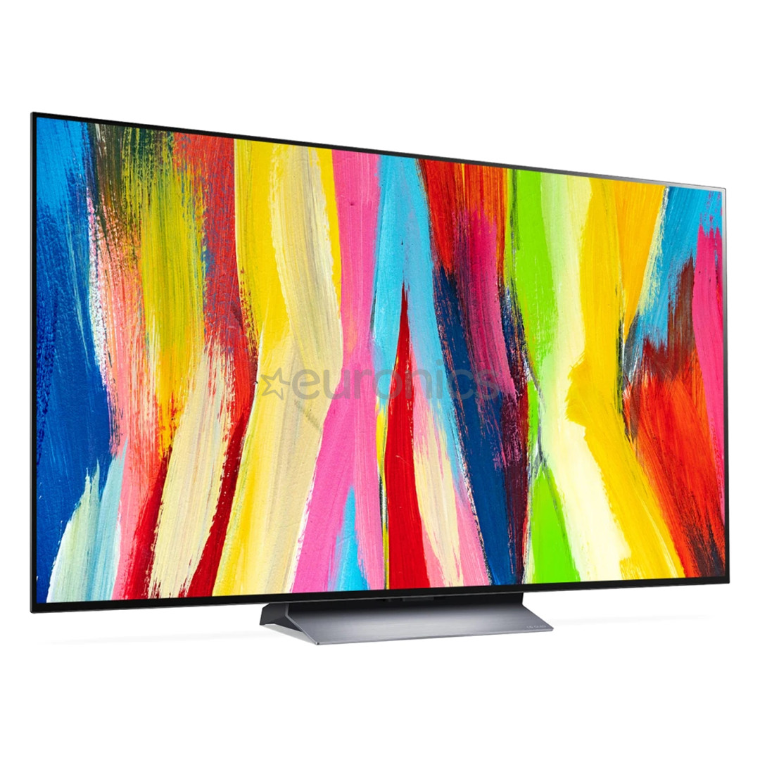 LG OLED65C21LA, OLED evo 4K, 65", centra statīvs, pelēka - Televizors