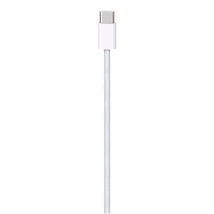 Apple USB-C Woven Charge Cable, 1 m, balta - Vads MQKJ3ZM/A
