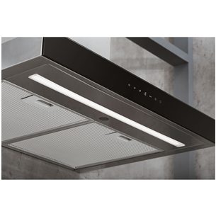 Whirlpool, 730 m³/h, width 59.8 cm, black/inox - Cooker Hood