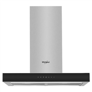 Whirlpool, 730 m³/h, width 59.8 cm, black/inox - Cooker Hood WHBS62FLTK/1