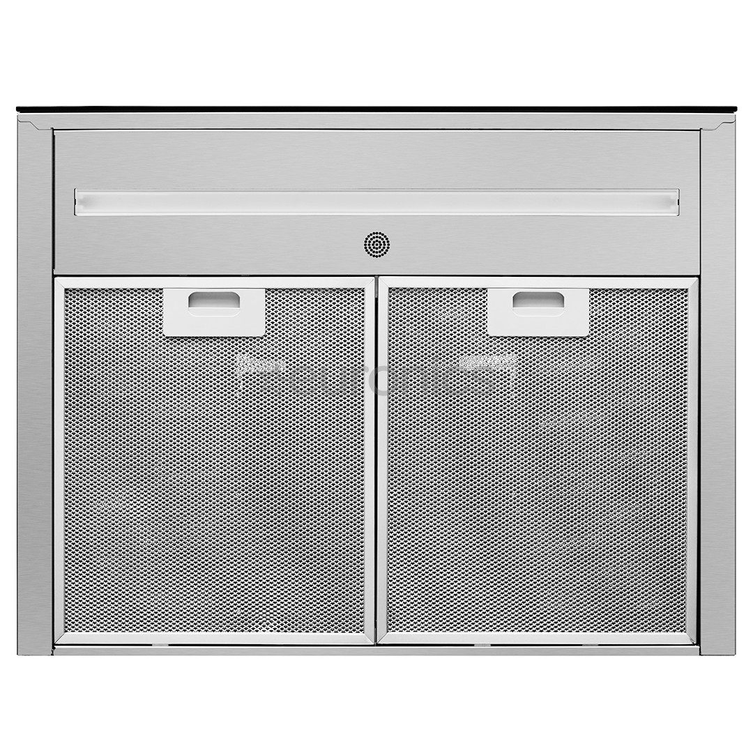 Whirlpool, 730 m³/h, melna/nerūsējošā tērauda - Tvaika nosūcējs