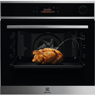 Electrolux SteamCrisp 700, 154 programs, pyrolytic cleaning, 72 L, inox - Built-in Oven EOC8P39X