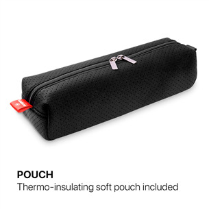 Valera Swiss'x PulseCare, 120-230 °C, melna/sarkana - Matu taisnotājs