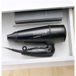 Valera Swiss Light 5400 Fold-Away, 2000 W, black – Foldable hair dryer