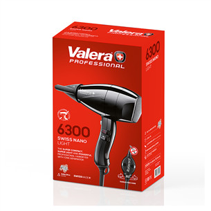 Valera Swiss Nano 6300 LIGHT, 2000 W, melna - Matu fēns