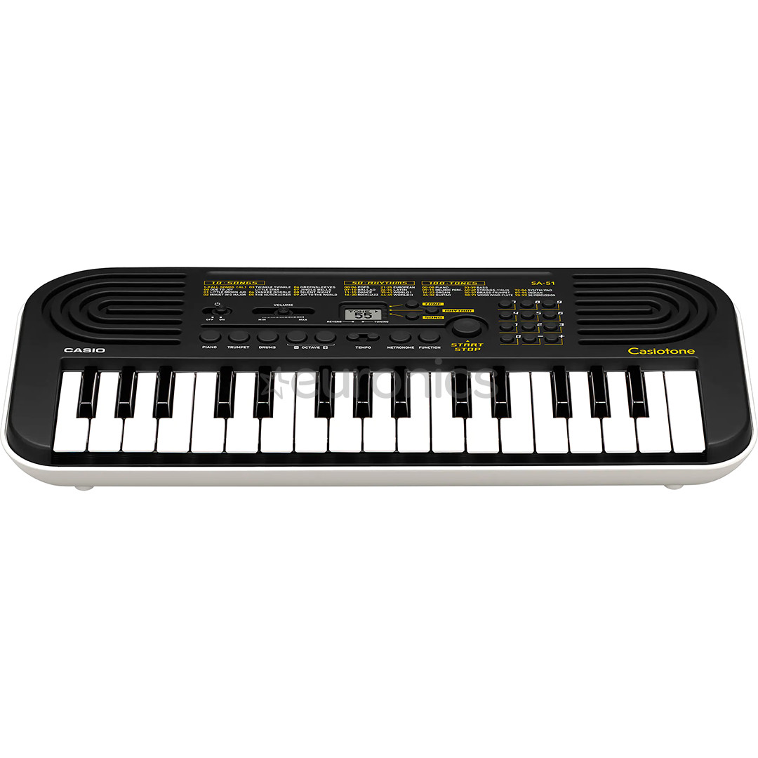 Casio SA-51, 32-keys, black - Mini Synthesizer