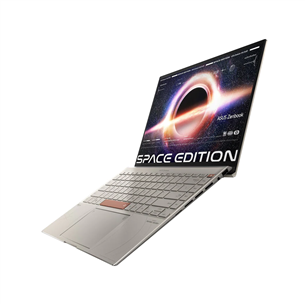ASUS Zenbook 14X OLED Space Edition, 14'', OLED, i7, 16 GB, 1 TB, W11H, bēša - Portatīvais dators