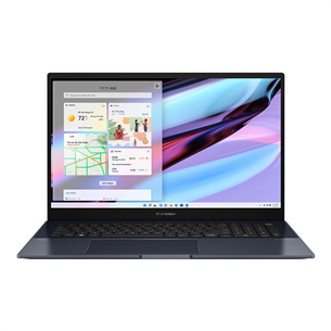 ASUS Zenbook Pro 17, 17.3'', Ryzen 7, 16 GB, 1 TB, RTX3050, melna - Portatīvais dators UM6702RC-M2084W