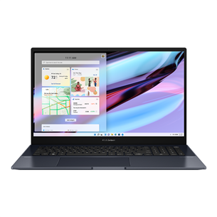 ASUS Zenbook Pro 17, 17.3'', Ryzen 7, 16 GB, 1 TB, RTX3050, melna - Portatīvais dators