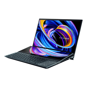 ASUS Zenbook Pro Duo 15, 15.6", UHD, OLED, i7, 32 GB, 1 TB, RTX 3060, ENG, touch, blue - Notebook
