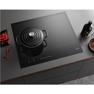 Miele, frameless, width 62 cm, black - Built-in Induction Hob