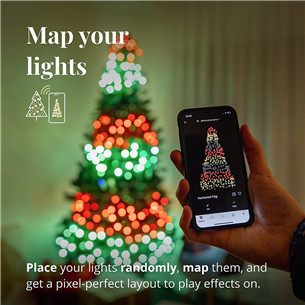 Twinkly Special Edition 250 RGB+W LED String (Gen II), IP44 - Viedās ziemassvētku gaismas